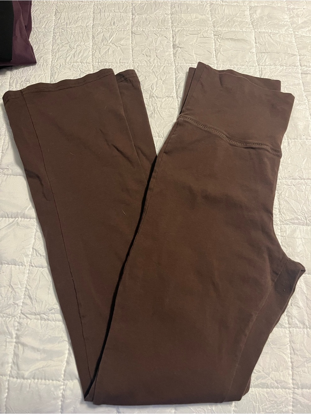 Brown Flare Leggings